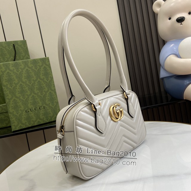 Gucci專櫃古馳最新款MARMONT小號手提包小頂柄包 jh2273型號：795199